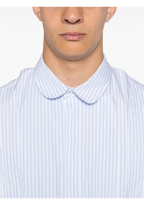 Camicia a righe in azzurro Simone Rocha - uomo SIMONE ROCHA | 52751026BLWHT